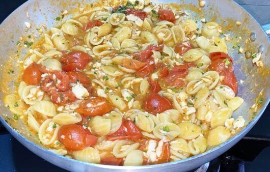 Orecchiette con la spigola