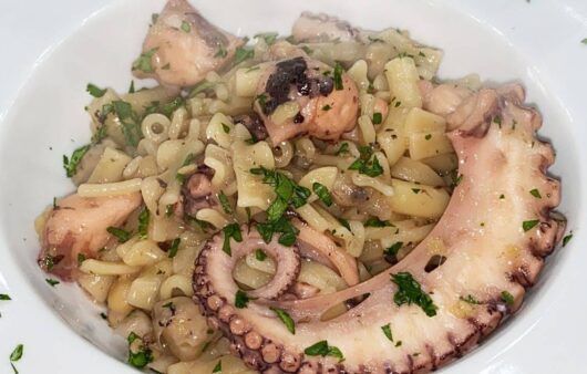 Pasta polpo e ceci