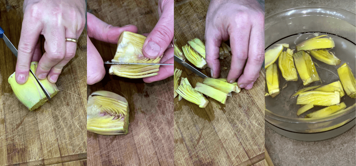 Carciofi affogati alla napoletana