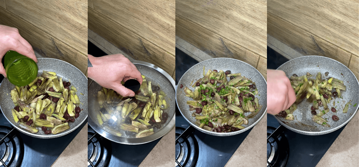 Carciofi affogati alla napoletana