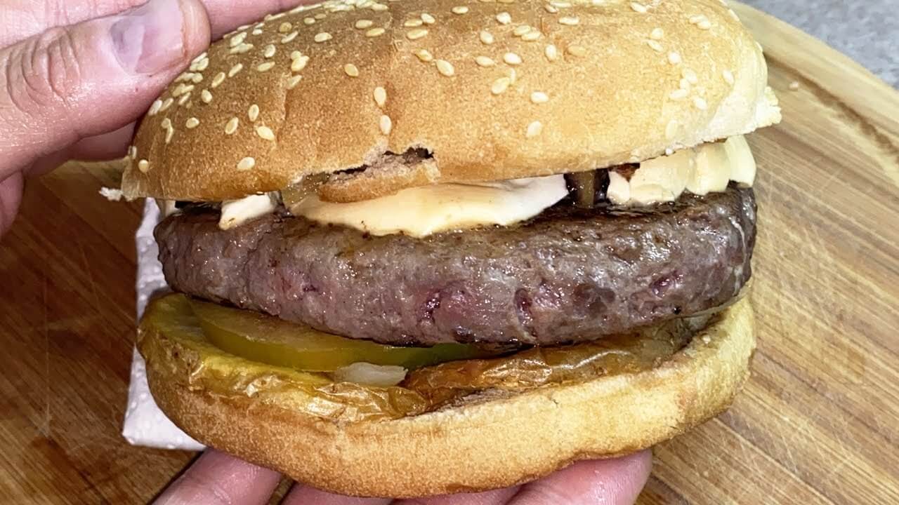 Panino con hamburger