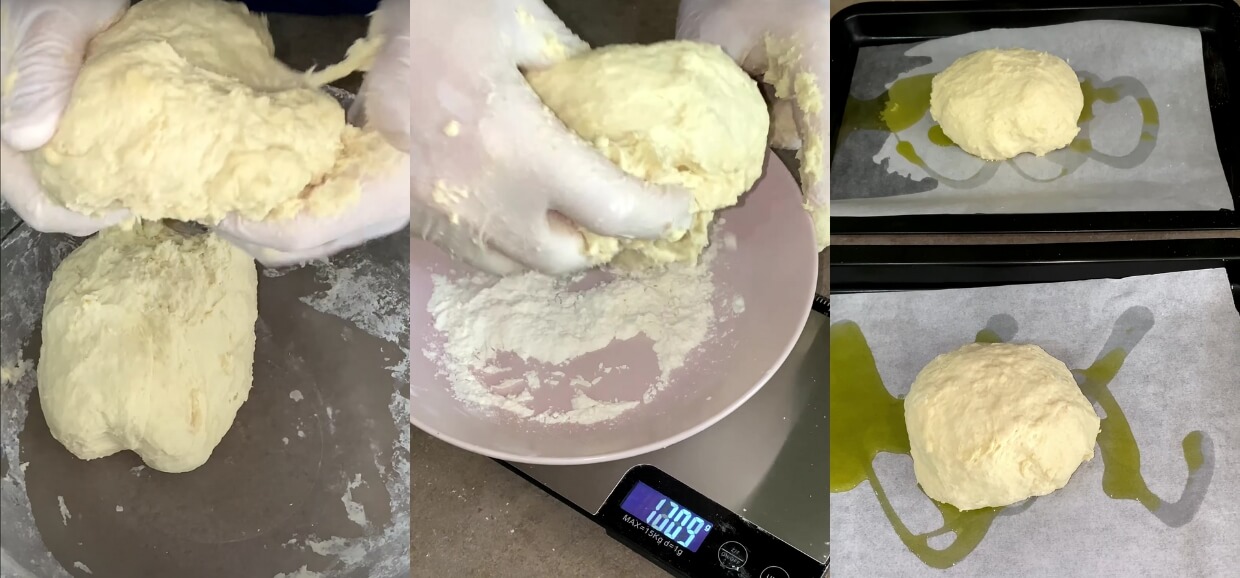 Pizza fatta in casa buonissima con preparato per purè nell'impasto
