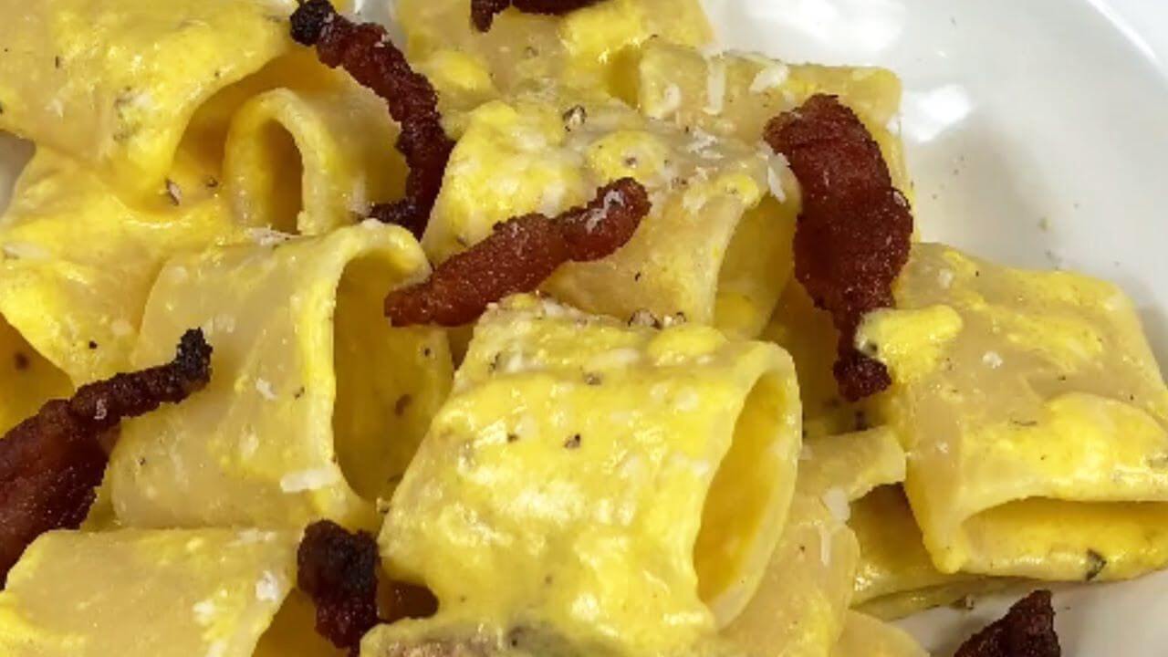 Carbonara con uova sode