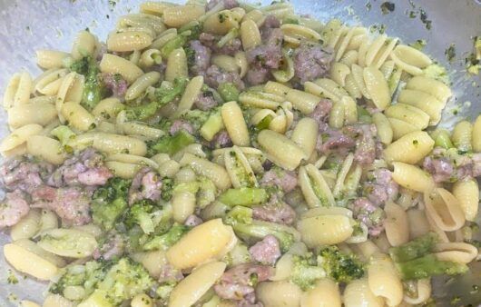 Gnocchetti broccoletti e salsiccia