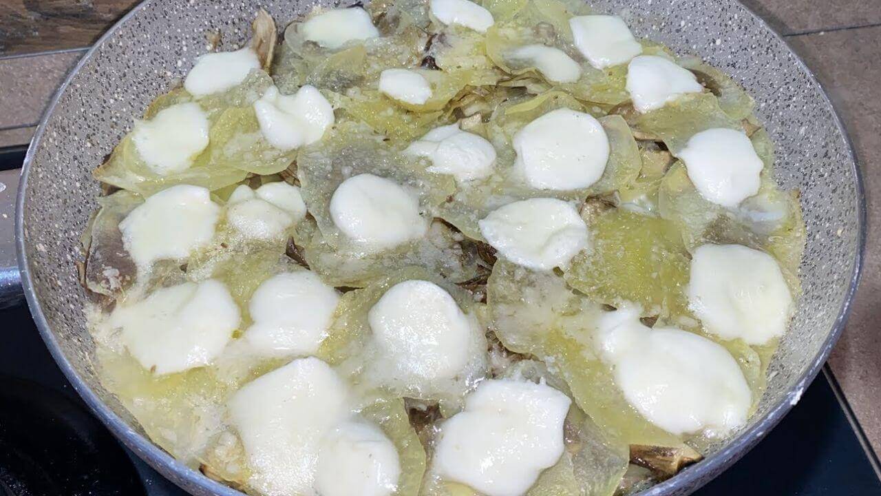 Patate e carciofi in padella