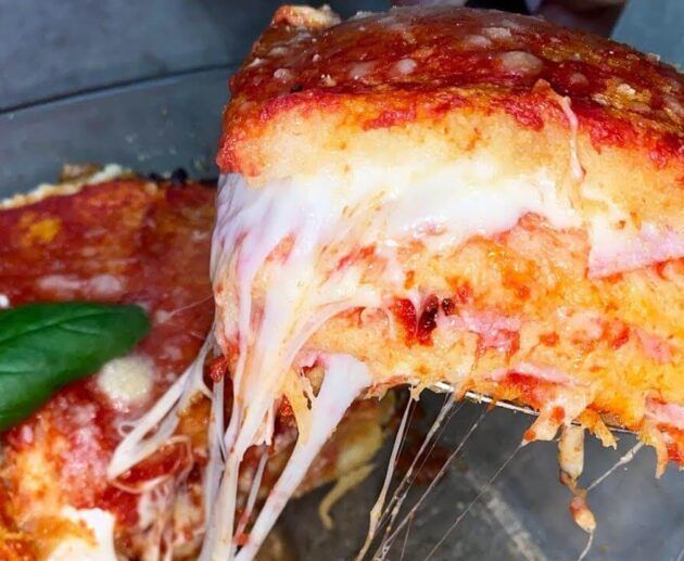 Pizza parigina finta con pancarrè