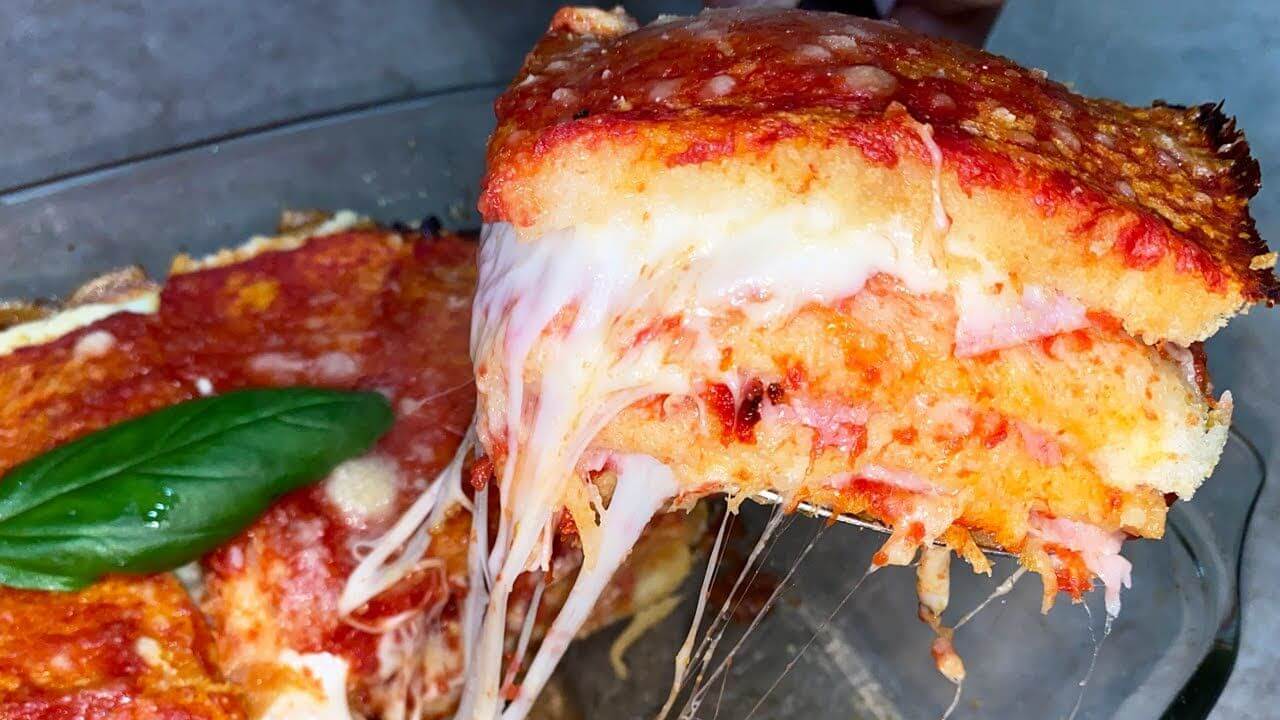 Pizza parigina finta con pancarrè
