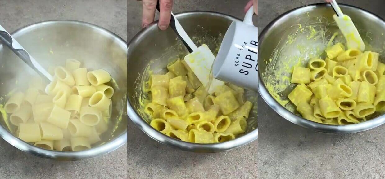 Carbonara con uova sode
