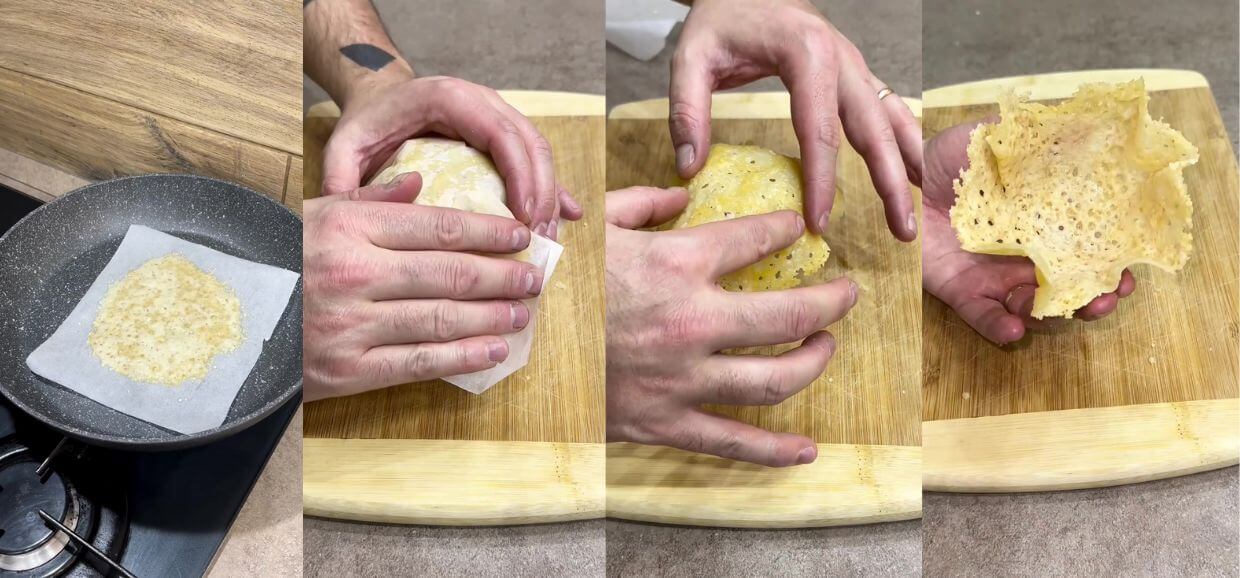 Cialde di parmigiano da farcire