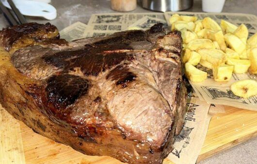 Bistecca con cottura reverse searing