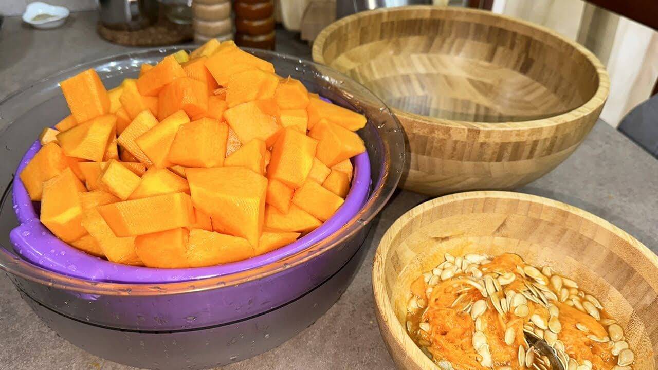 Come pulire la zucca e congelarla