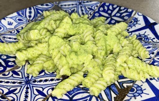 Pasta con crema di zucchine light