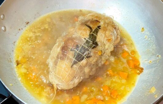 Rotolo di tacchino in padella