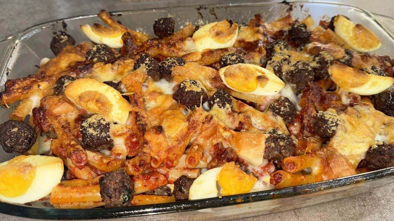 Ziti al forno alla pugliese
