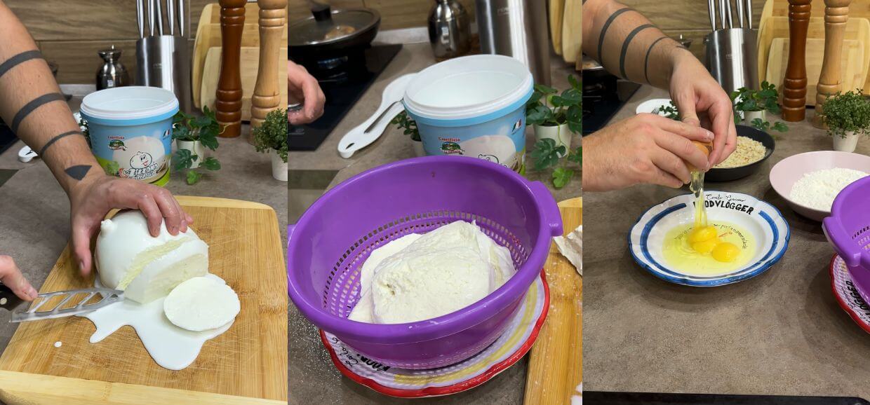 Mozzarella alla francese al forno