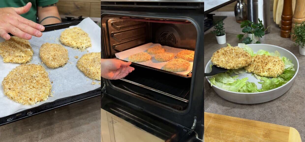 Mozzarella alla francese al forno