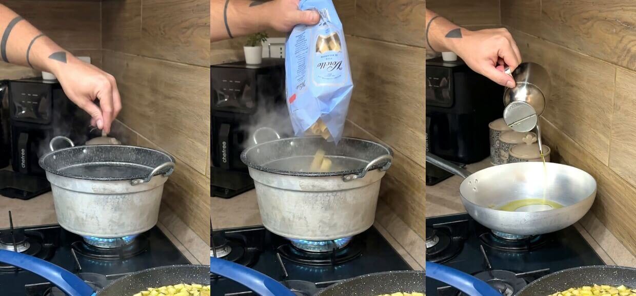 Pasta al forno con melanzane e provola affumicata