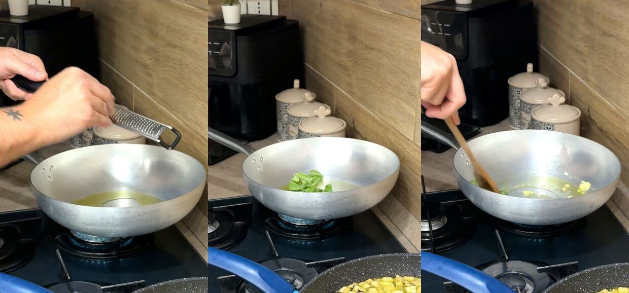 Pasta al forno con melanzane e provola affumicata