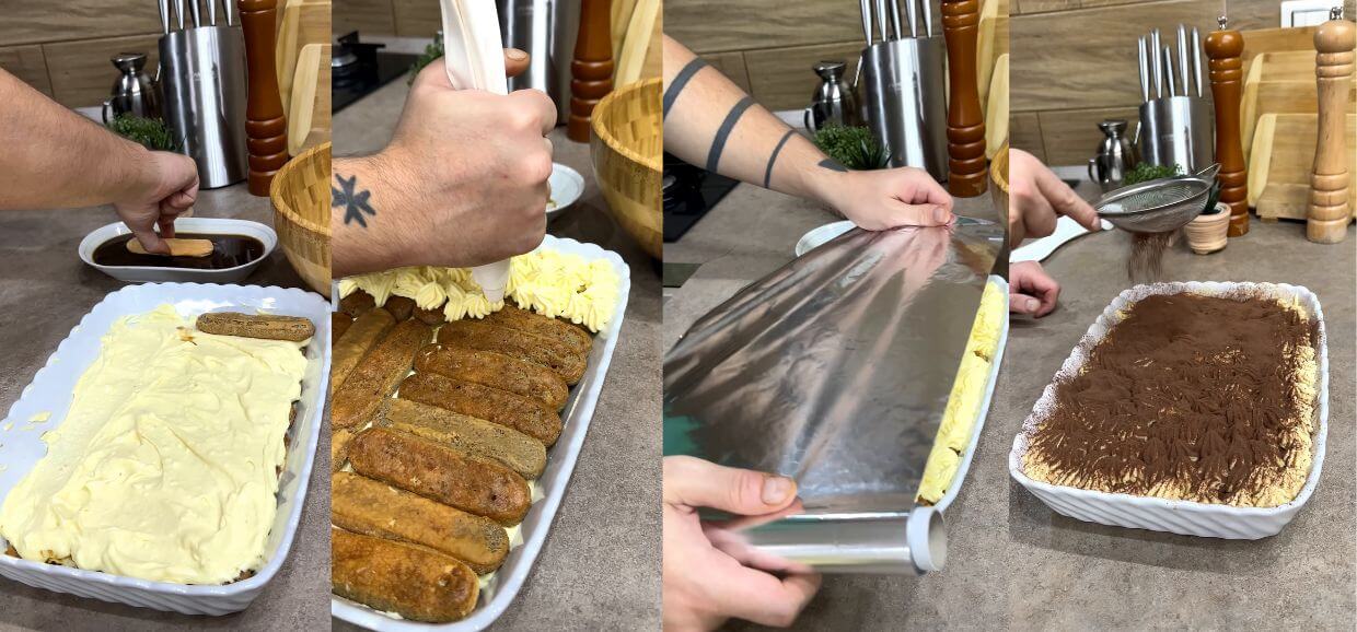 Tiramisù con uova pastorizzate