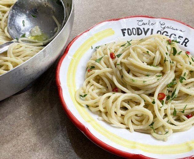 Spaghetti aglio, olio e peperoncino perfetti