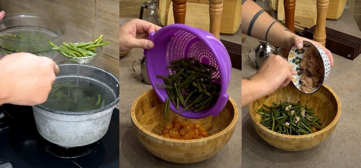 Insalata di tonno e fagiolini