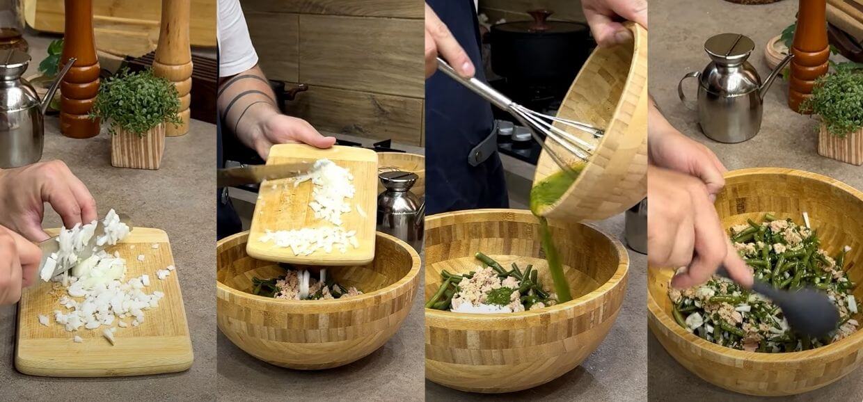 Insalata di tonno e fagiolini