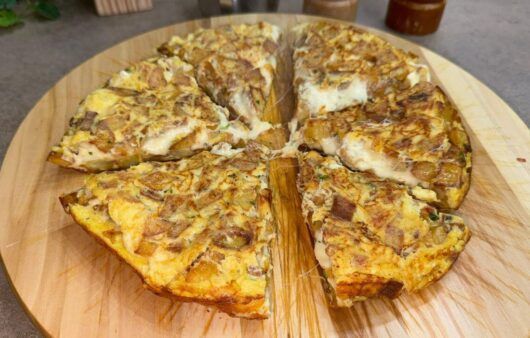 Frittata di patate mozzarellosa