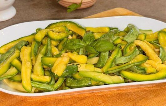 Zucchine all’insalata