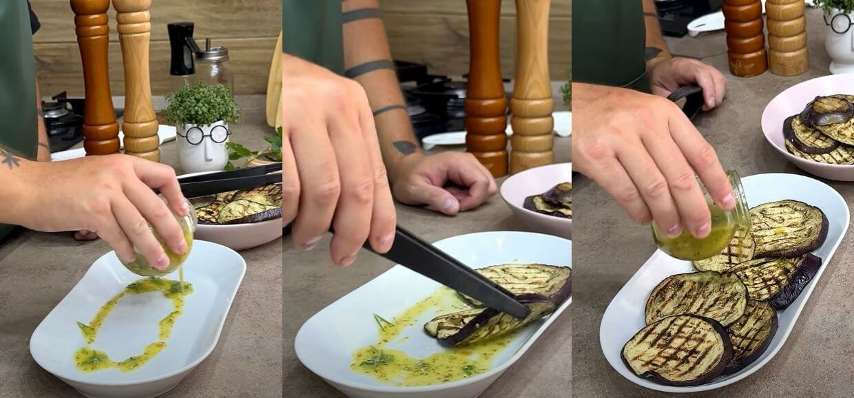 Melanzane arrostite con il segreto