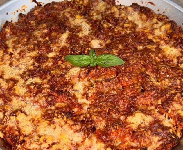 Pizza di pane raffermo