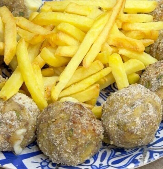 Polpette senza olio in friggitrice ad aria