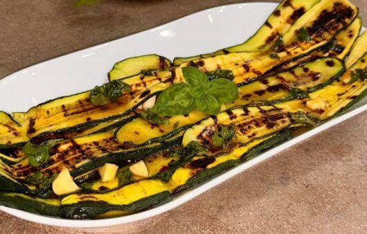 Zucchine grigliate con il segreto