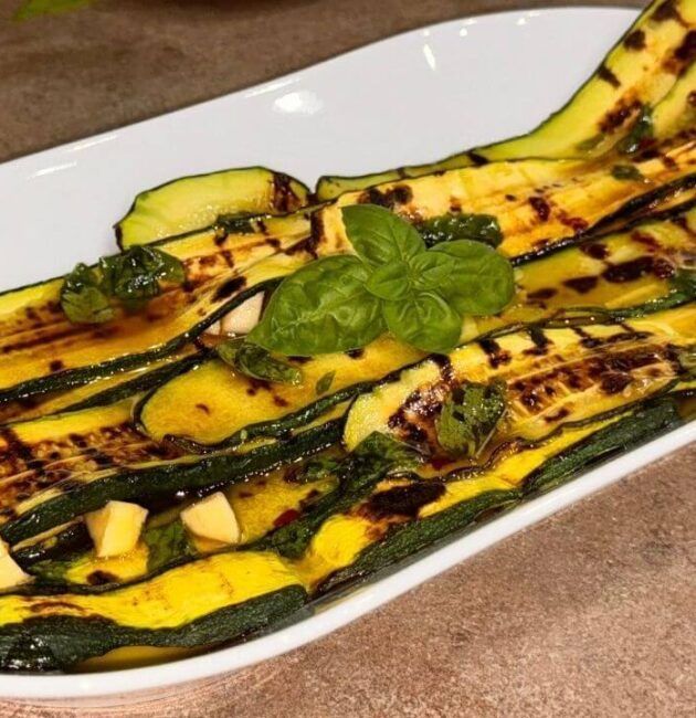 Zucchine grigliate con il segreto