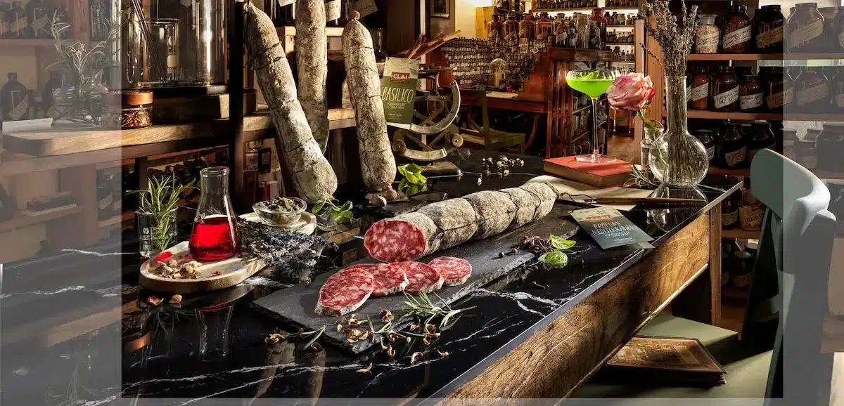 Degustazione di salame con varie aromatizzazioni e fragranze a cura Clai