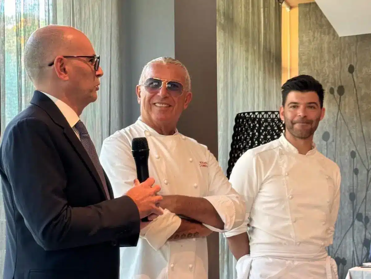 Chef dell'evento Clai "Fragranze di salame": Igles Corelli e Raffaele de Martino