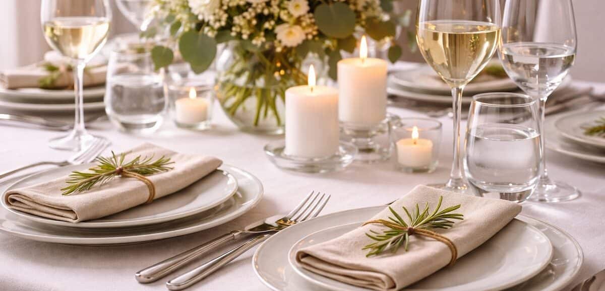 Come si apparecchia la tavola correttamente? Regole base, ordine di piatti, posate e bicchieri, consigli pratici ed errori da evitare.