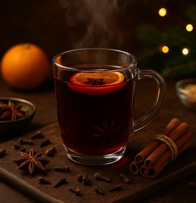 Vin brulé: storia, origini e leggende della bevanda calda delle feste. Dal vino speziato dei Romani ai mercatini di Natale, un viaggio affascinante tra tradizione e inverno.