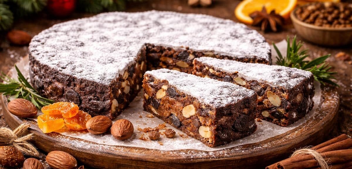 Panforte di Siena: storia, origini e tradizione del dolce medievale delle feste. Spezie, pellegrini e monasteri nel simbolo del Natale toscano.