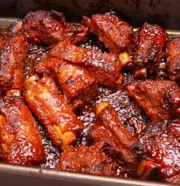 Le Ribs di maiale al forno con salsa BBQ e spezie sono il piatto ideale quando si ha voglia di qualcosa di ricco, succulento e profondamente appagante. Un grande classico della cucina comfort, che profuma di convivialità, di tavolate tra amici e di carne tenera che si stacca dall’osso al primo morso. Prepararle al forno permette di ottenere un risultato intenso e saporito, senza bisogno di barbecue o attrezzature particolari.