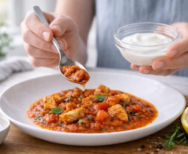 Un piatto è troppo salato, acido o pesante? Prima di buttarlo, scopri come correggerlo con piccoli aggiustamenti intelligenti.