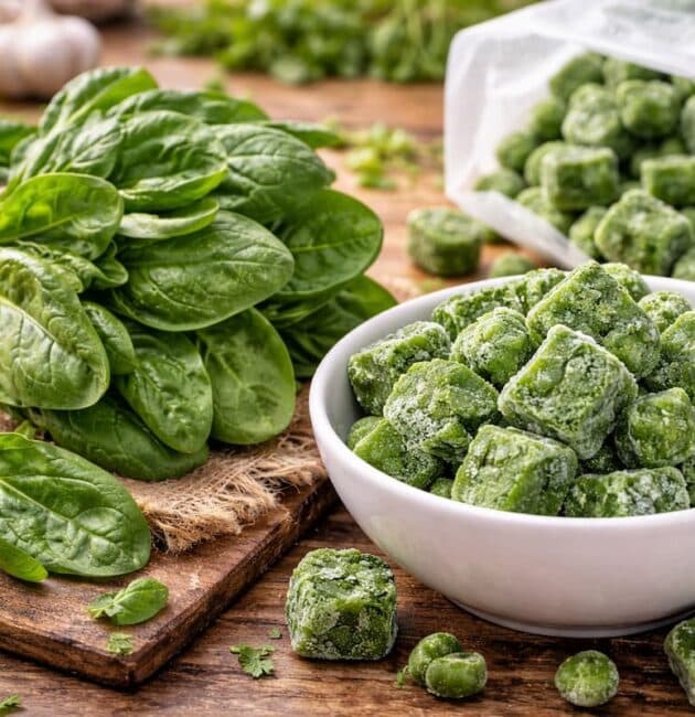 Meglio gli spinaci freschi o quelli surgelati? La risposta non è così scontata: cambiano gusto, nutrienti e praticità.