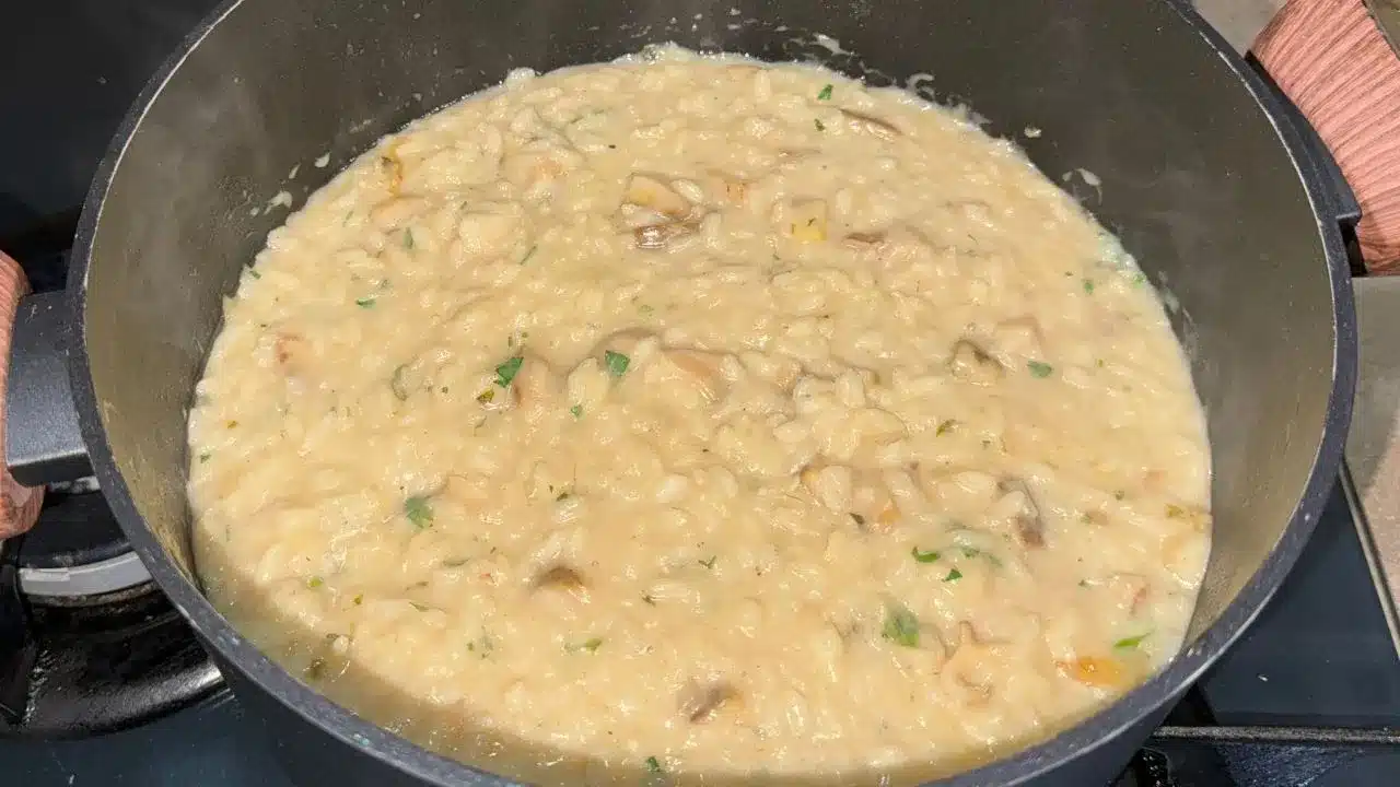 Risotto ai funghi porcini surgelati: ricetta semplice e gustosa, perfetta per un primo piatto cremoso e veloce.